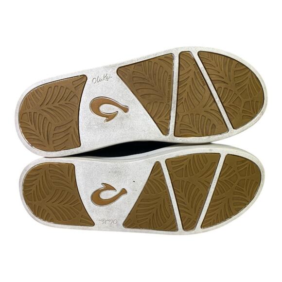 Olukai Ki'ihele Slip On Sneaker / Mule Black Women size 37.5 US 7.5 - Picture 8 of 8